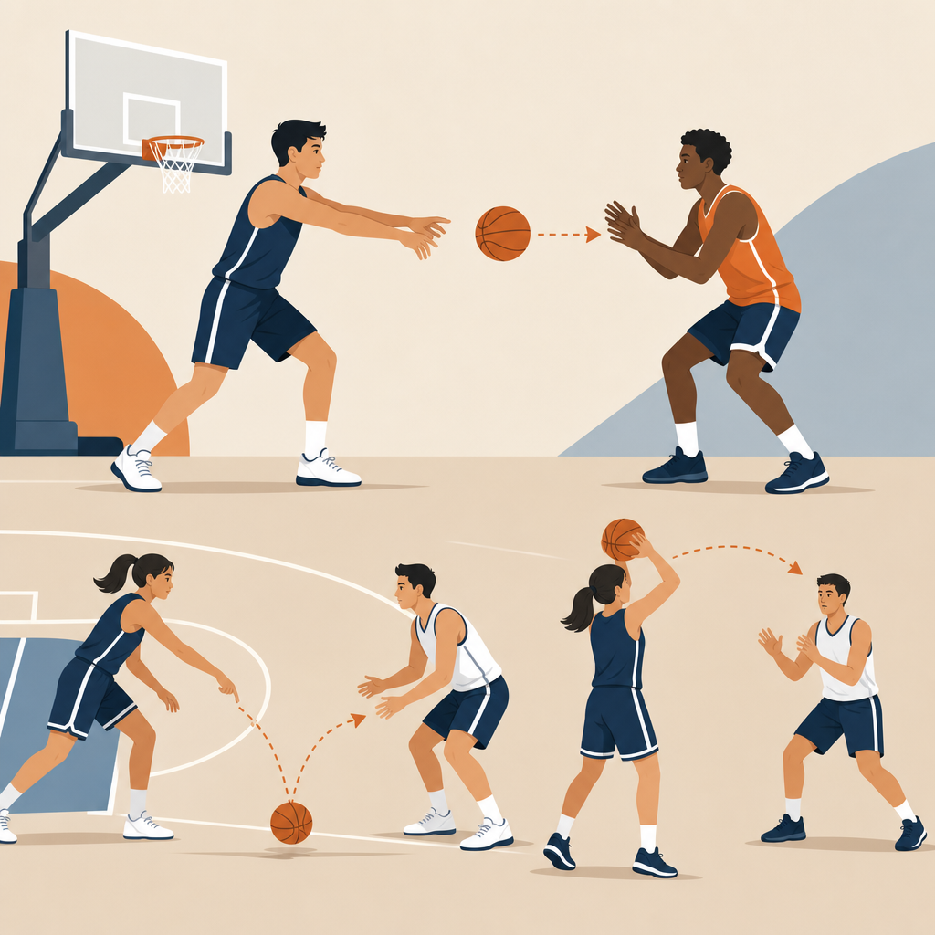 How to Improve Passing in Basketball: Chest Pass, Bounce Pass, and More