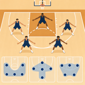 Zone Defense in Basketball: 2-3, 1-3-1, and 3-2 Explained