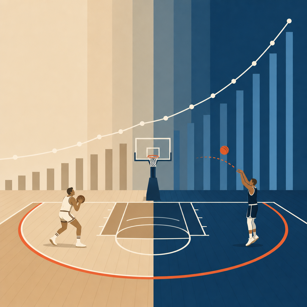 How the Three-Point Line Changed the NBA: A Complete Statistical History