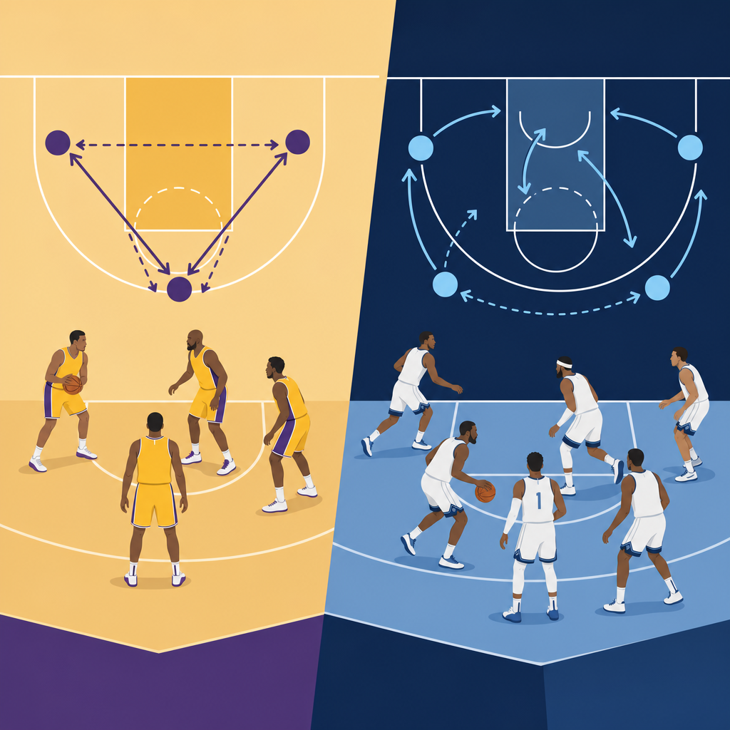 Triangle Offense vs Modern NBA Systems: What Changed After 2010